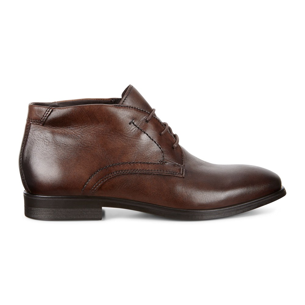 Botas Hombre - ECCO Melbourne Dress - Marrom - DGL125906